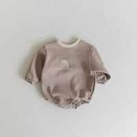 Thumbnail for Baby Jumpsuit Dinosaur Print Long Sleeve Romper