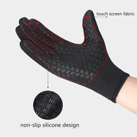 Thumbnail for Winter Gloves Touch Screen Riding Motorcycle Sliding Waterproof Sports Gloves With Fleece