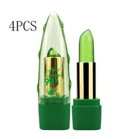 Thumbnail for Aloe Vera Gel Color Changing Lipstick Gloss Moisturizer Anti-drying Desalination Fine-grain Lip Blam Care