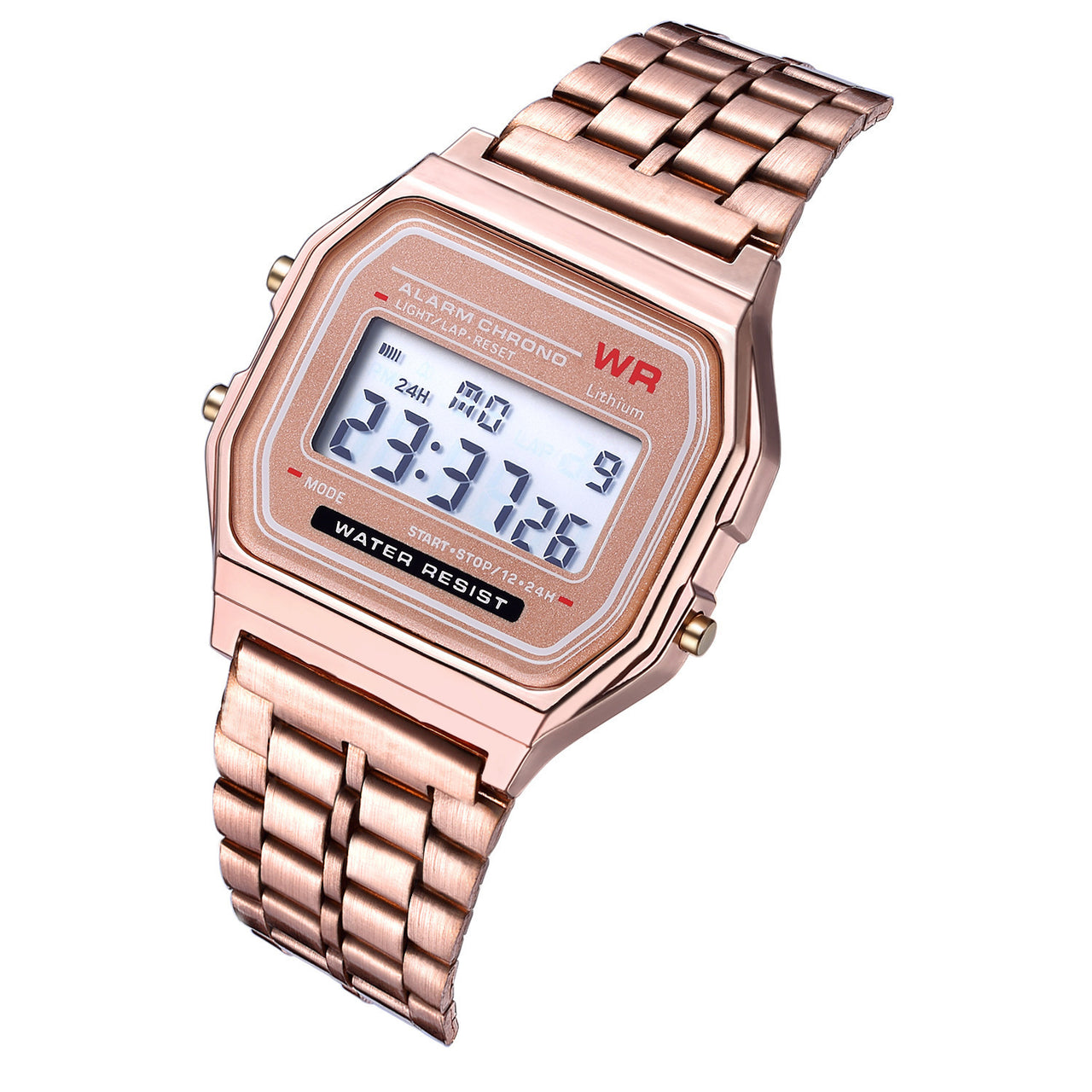 WR F91W Steel Band Electronic Watch