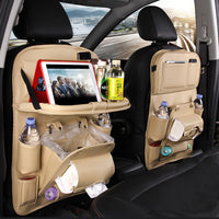 Thumbnail for Pad-Bag Organizer Tray Car-Seat Car-Trash-Can Auto-Accessories Foldable Table Travel