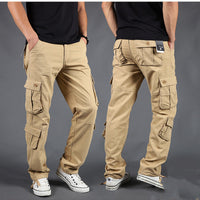 Thumbnail for Outdoor Overalls Men's Loose Large Size Multi Pocket Trousers