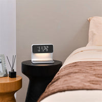 Thumbnail for Creative 3 In 1 Bedside Lamp Wireless Charging LCD Screen Alarm Clock Wireless Phone Charger