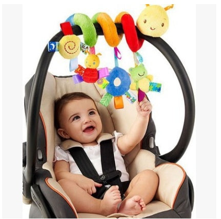 Infant Toddler Rattles Toys for Baby Stroller Crib Soft Rabbit Bear Style Pram Hanging Toys Plush Appease Doll Bed Accessories