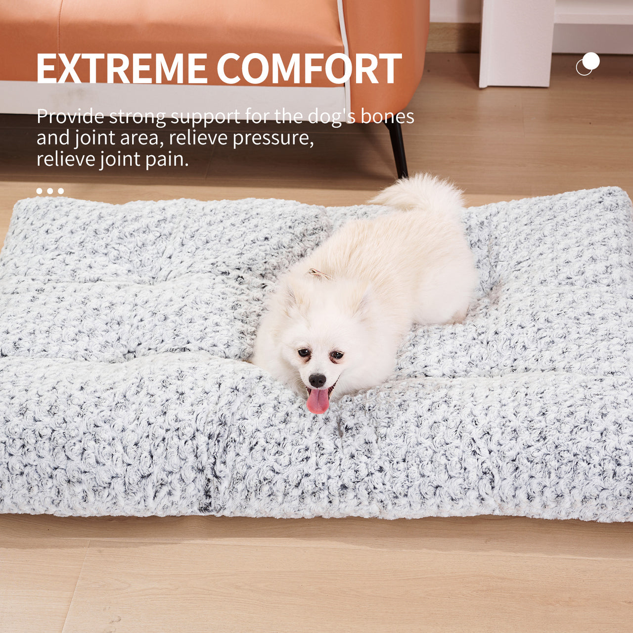 Thickened Soft Fluffy Cotton Pet Bed