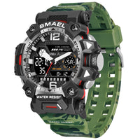 Thumbnail for Tactical Men Camouflage Alloy Military Style Luminous Waterproof Outdoor Electronic Watch