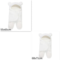 Thumbnail for Lamb Plush Sleeping Bag Newborn Baby Swaddling Quilt