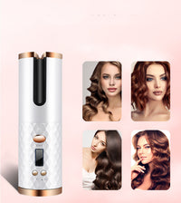 Thumbnail for Rechargeable Automatic Hair Curler Women Portable Hair Curling Iron LCD Display Ceramic Curly Rotating Curling Wave Styer