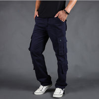 Thumbnail for Outdoor Overalls Men's Loose Large Size Multi Pocket Trousers