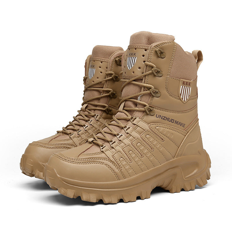 Waterproof outdoor tactical military boots