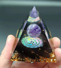 Thumbnail for Pyramid Decoration Natural Crystal Gravel Energy Tower