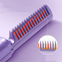 Thumbnail for Professional Wireless Hair Straightener Curler Comb Fast Heating Negative Ion Straightening Curling Brush Hair Styling Tools