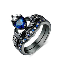 Thumbnail for Crown love sapphire female ring