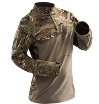 Thumbnail for Tactical Shirt Long Sleeve Top Camo Airsoft Outdoor Sports Combat Shirt