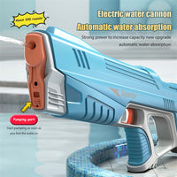 Thumbnail for Summer Full Automatic Electric Water Gun Toy Induction Water Absorbing High-Tech Burst Water Gun Beach Outdoor Water Fight Toys