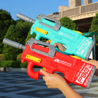 Thumbnail for New P90 Electric Water Gun High-Tech Kids Toys Outdoor Beach Pool Large Capacity Summer Gel Blasting Water Gun For Adults