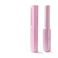 Thumbnail for Professional Wireless Hair Straightener Curler Comb Fast Heating Negative Ion Straightening Curling Brush Hair Styling Tools